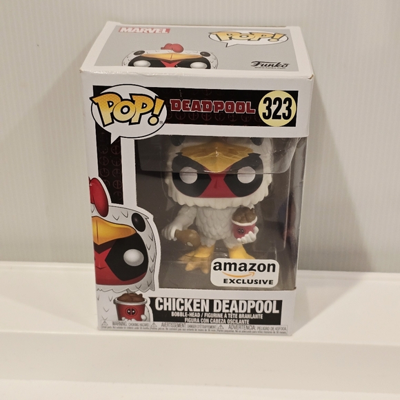 Funko | Toys | Funko Pop Vinyl Marvel Deadpool Chicken Deadpool 323 ...